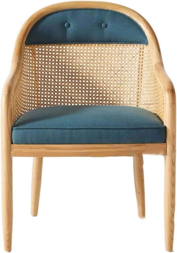 JYDQM Office Kitchen Arm Dining Chair Rattan Outdoor Restaurant Ergonomic Chair Wooden Party Furniture