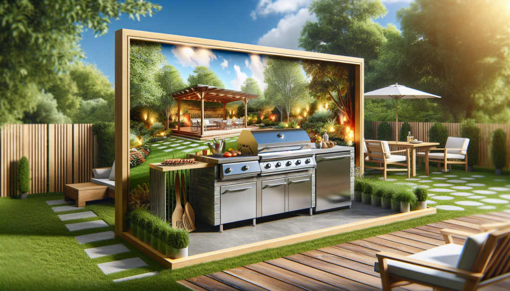 Amazing DIY Outdoor Kitchen with Grill and Sink!