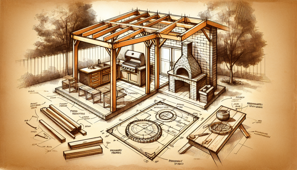 DIY outdoor kitchen build! Part 1, framing and layout. #Vevor #614