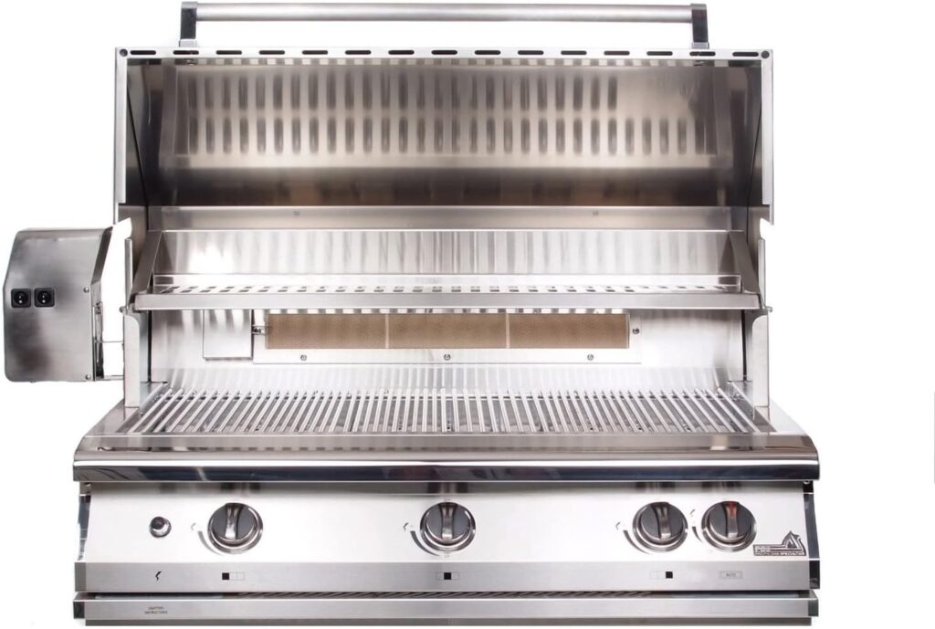 PGS Legacy Pacifica Gourmet 39-Inch Built-In Natural Gas Grill With Rotisserie