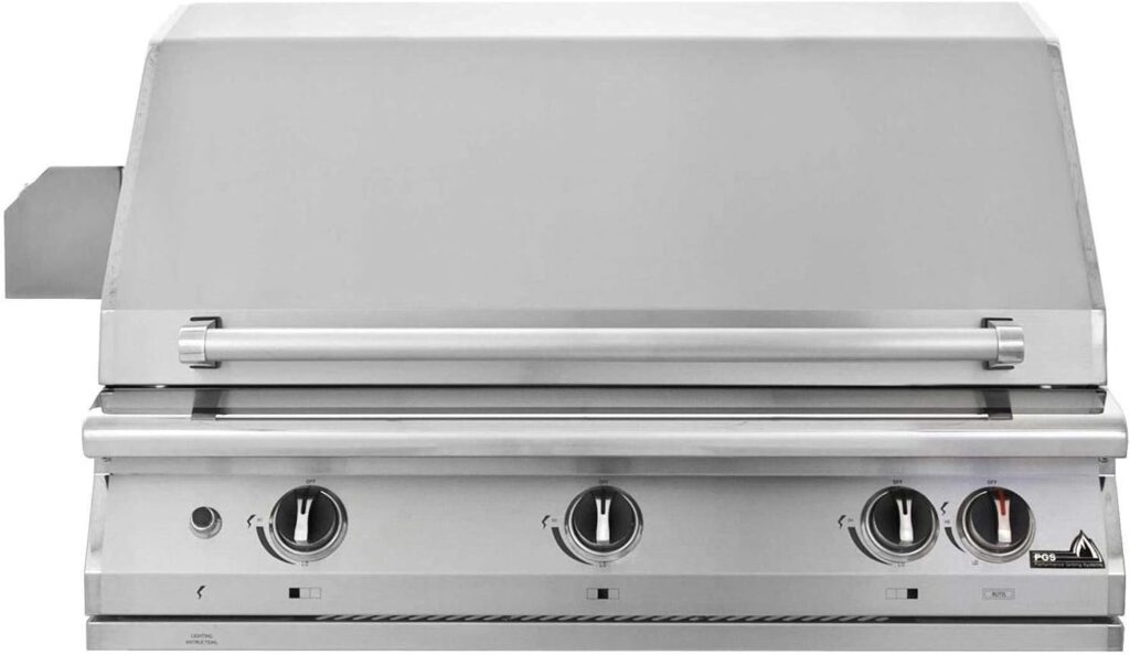 PGS Legacy Pacifica Gourmet 39-Inch Built-In Natural Gas Grill With Rotisserie
