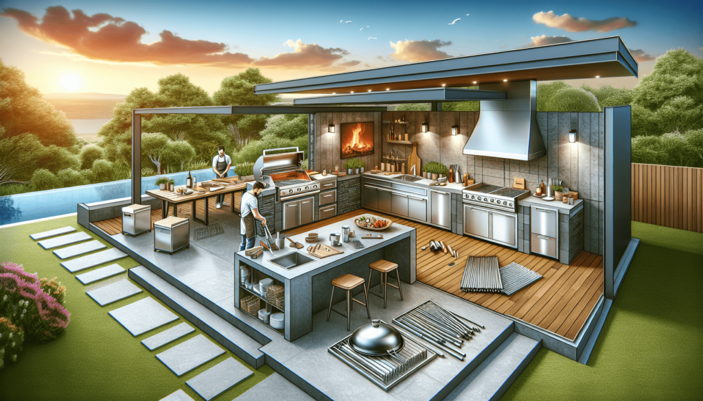 Amazing DIY Outdoor Kitchen -Part 1: Planning, design, BBQ Guys, Metal Studs, Cement Boards