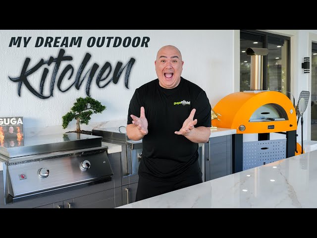 Tour of my DREAM outdoor kitchen! its FINALLY done!