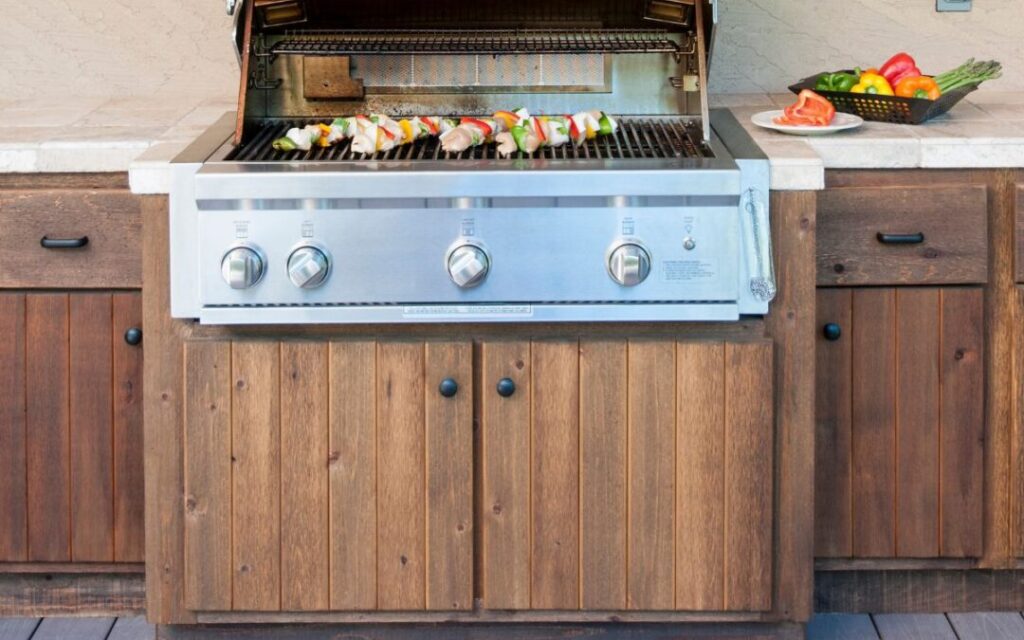 Framing our OUTDOOR KITCHEN with WOOD