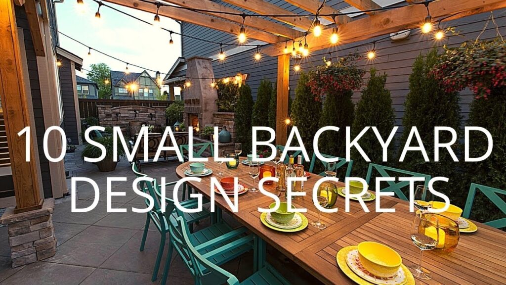 10 Secrets for Small Landscape Design Ideas