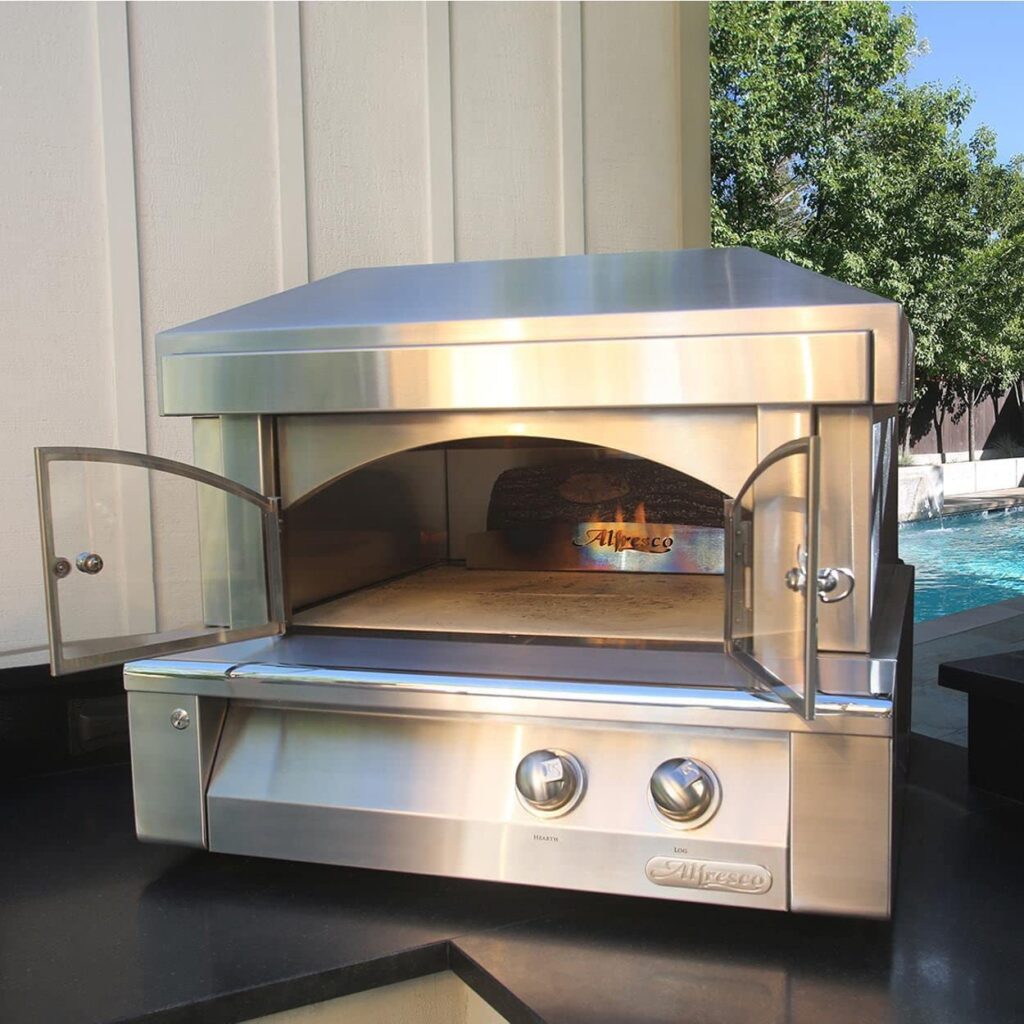 30-Inch Countertop Natural Gas Outdoor Pizza Oven Plus - Axe-PZA-NG