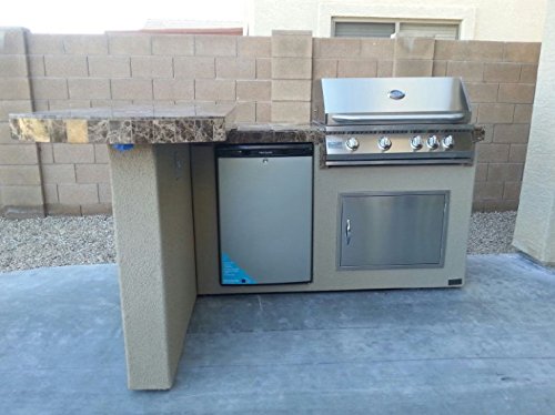 KoKoMo Grills Aspen BBQ Island Outdoor Kitchen - LP