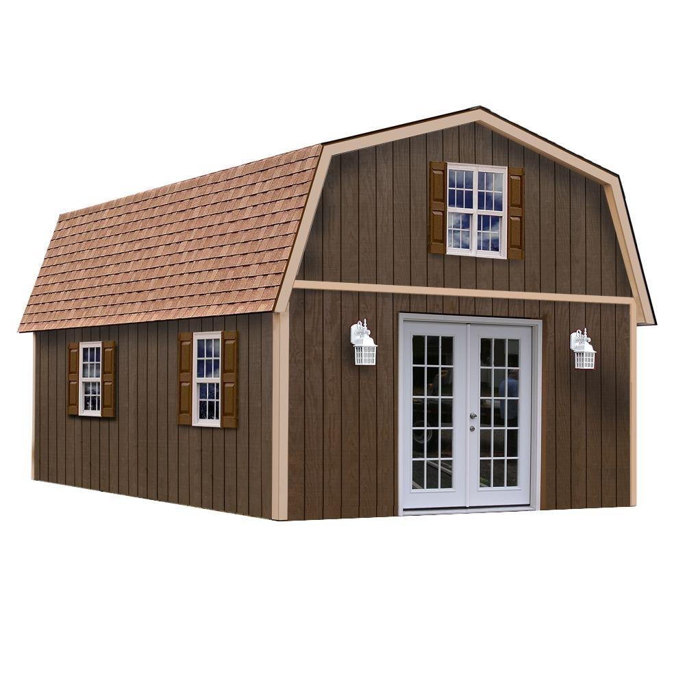 Best Barns Richmond 16 ft. x 32 ft. Wood Storage Building richmond1632